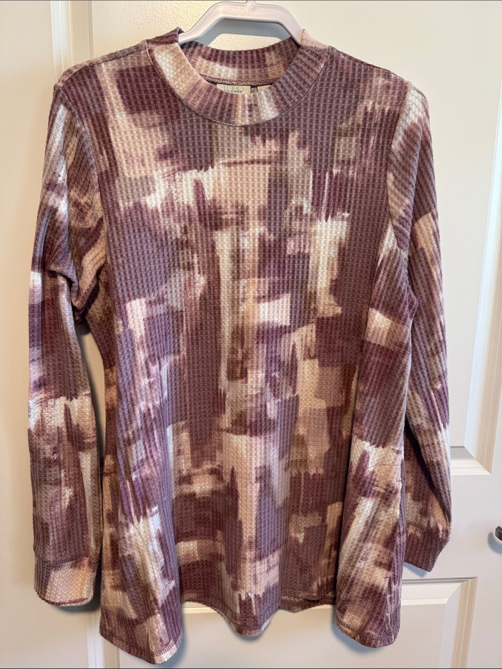LOGO by Lori Goldstein waffle knit long sleeve. Never worn.